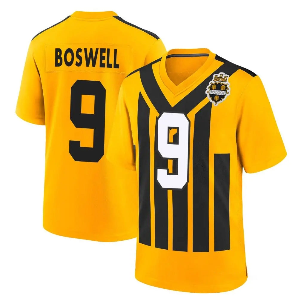 Kdoa P.Steelers #9 Chris Boswell Player Gold Limited 1933 Throwback Home Game Stitched Jerseys
