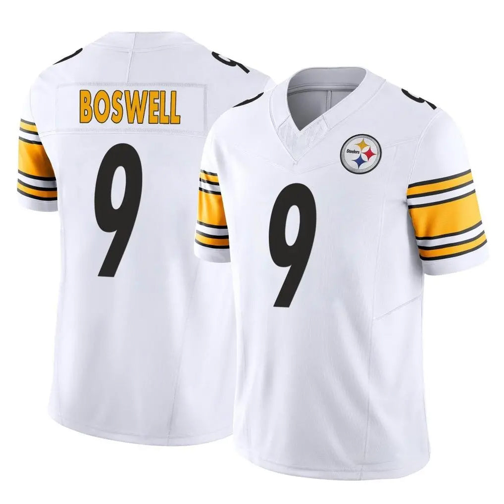 Kdoa P.Steelers #9 Chris Boswell Player White Limited Vapor F.U.S.E. Home Game Stitched Jerseys