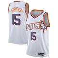 Kdoa P.Suns #15 Devin Booker White Swingman Player Jerseys - Association Edition