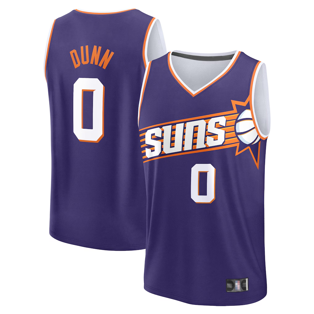 Kdoa P.Sunss #0 Ryan Dunn Fanatics Purple 2024 Draft Fast Break Player Jerseys - Icon Edition