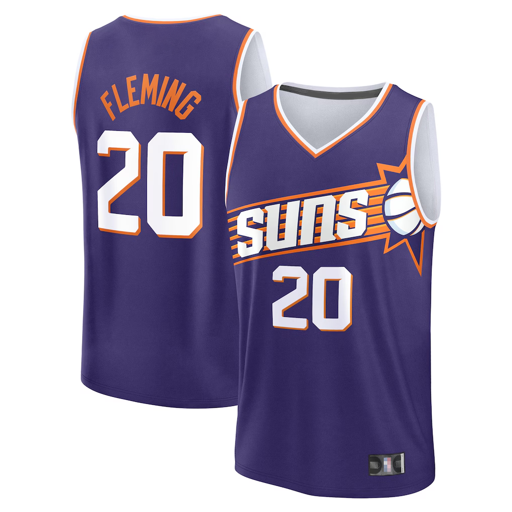 Kdoa P.Sunss #20 Rasheer Fleming Fanatics Purple Fast Break Replica Jerseys - Icon Edition