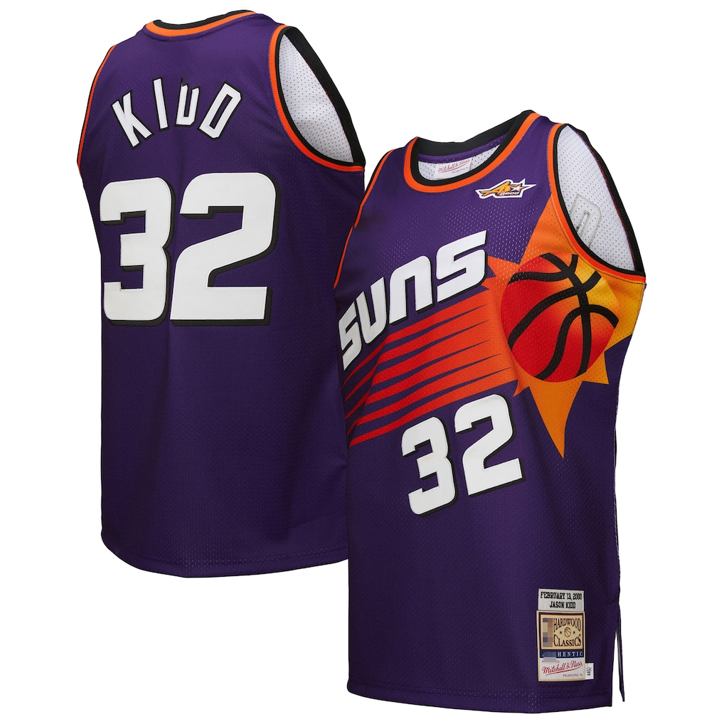 Kdoa P.Sunss #32 Jason Kidd Mitchell & Ness Purple 2000 All-Star Game Authentic Jerseys
