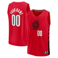 Kdoa PT.Blazers Fanatics Red Fast Break Replica Jerseys - Statement Edition