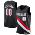 Kdoa PT.Blazers #00 Scoot Henderson Black Swingman Jerseys - Icon Edition