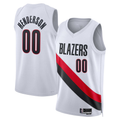Kdoa PT.Blazers #00 Scoot Henderson White Swingman Jerseys - Association Edition