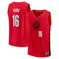Kdoa PT.Blazers #16 Yang Hansen Fanatics Red Fast Break Replica Jerseys - Statement Edition