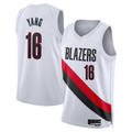 Kdoa PT.Blazers #16 Yang Hansen White Swingman Jerseys - Association Edition