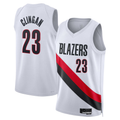 Kdoa PT.Blazers #23 Donovan Clingan White Swingman Jerseys - Association Edition