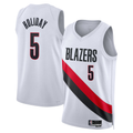 Kdoa PT.Blazers #5 Jrue Holiday White Swingman Jerseys - Association Edition