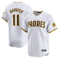 Kdoa S.Diego Padres #11 Yu Darvish Player White Home Limited Stitched Jerseys