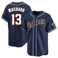 Kdoa S.Diego Padres #13 Manny Machado Player Navy Cooperstown Collection Limited Home Stitched Jerseys