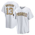 Kdoa S.Diego Padres #13 Manny Machado Player White Replica All-Star Game Home Stitched Jerseys