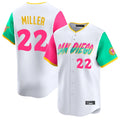 Kdoa S.Diego Padres #22 Mason Miller Player White City Connect Home Limited Stitched Jerseys