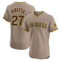 Kdoa S.Diego Padres #27 Nick Pivetta Player Khaki Home Limited Elite Stitched Jerseys