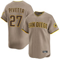 Kdoa S.Diego Padres #27 Nick Pivetta Player Khaki Home Limited Stitched Jerseys