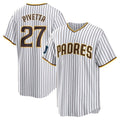 Kdoa S.Diego Padres #27 Nick Pivetta Player White Home Game Stitched Jerseys