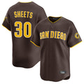 Kdoa S.Diego Padres #30 Gavin Sheets Player Brown Home Limited Stitched Jerseys