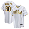 Kdoa S.Diego Padres #30 Gavin Sheets Player White Home Limited Game Stitched Jerseys