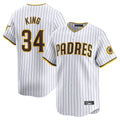 Kdoa S.Diego Padres #34 Michael King Player White Home Limited Stitched Jerseys