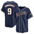 Kdoa S.Diego Padres #9 Jake Cronenworth Player Navy Cooperstown Collection Limited Home Stitched Jerseys