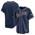 Kdoa S.Diego Padres Blank Player Navy Cooperstown Collection Limited Stitched Jerseys