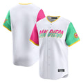 Kdoa S.Diego Padres Blank Player White City Connect Home Limited Stitched Jerseys