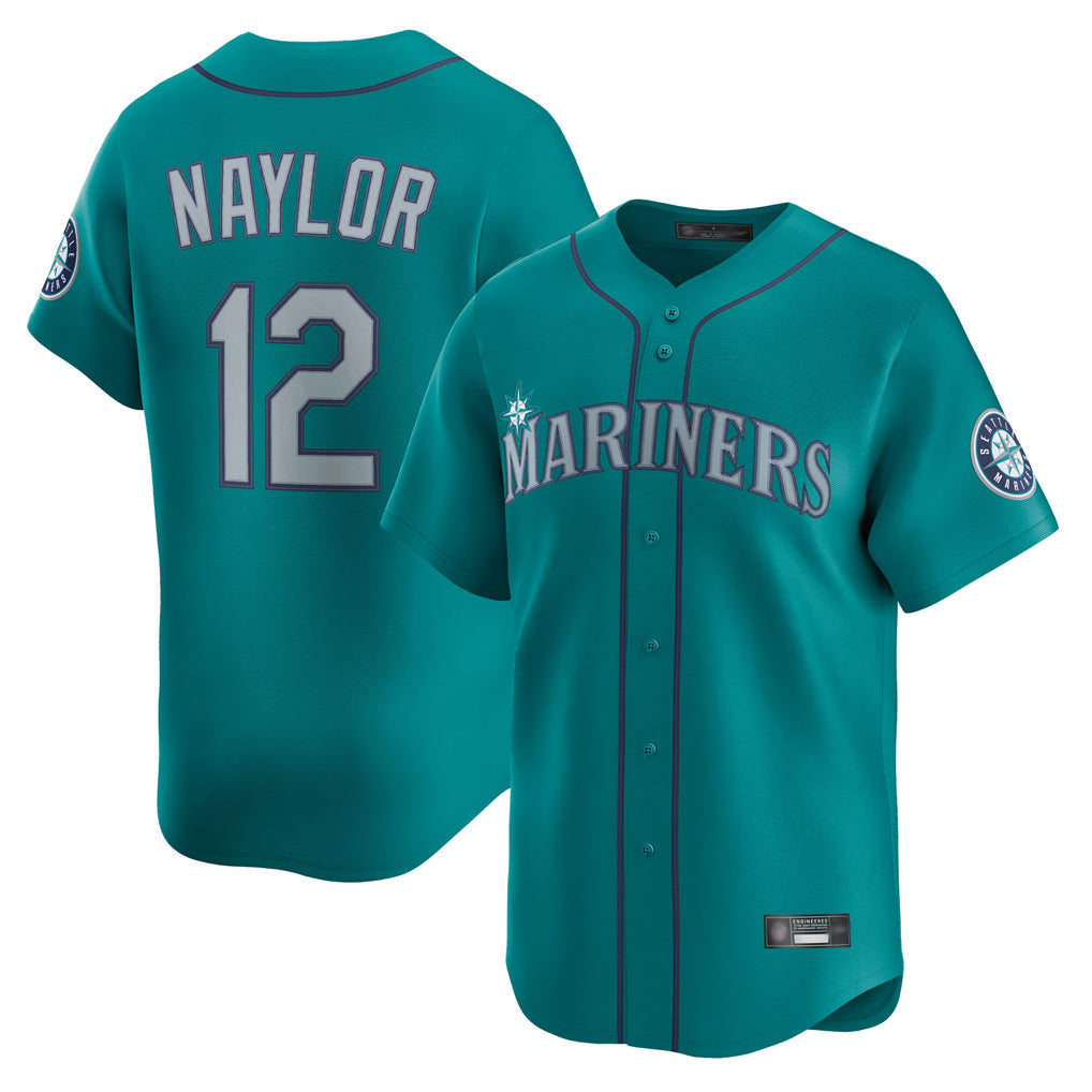 Kdoa S.Mariners #12 Josh Naylor Player Teal Home Limited Stitched Jerseys