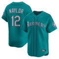 Kdoa S.Mariners #12 Josh Naylor Player Teal Home Limited Stitched Jerseys