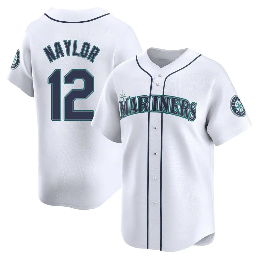 Kdoa S.Mariners #12 Josh Naylor Player White Home Limited Stitched Jerseys
