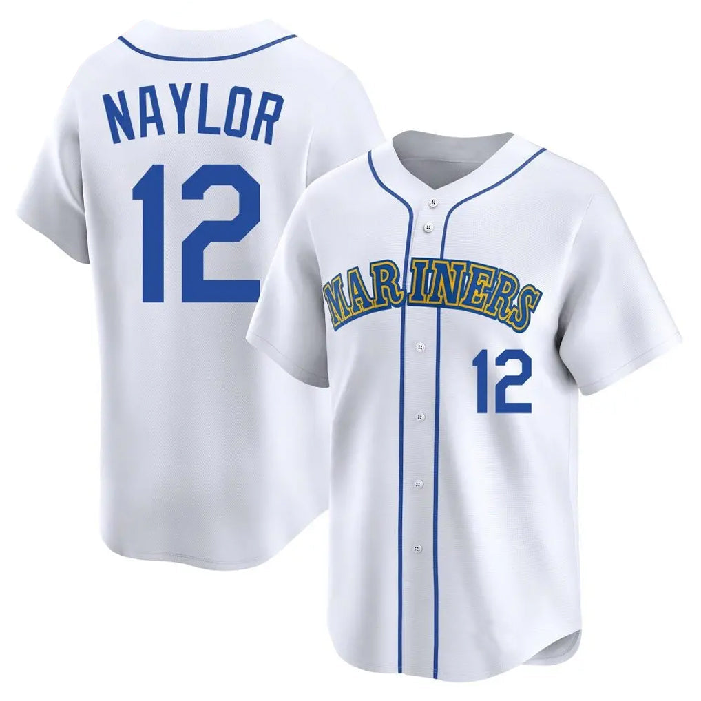 Kdoa S.Mariners #12 Josh Naylor Player White Pitch Fashion Game Stitched Jerseys