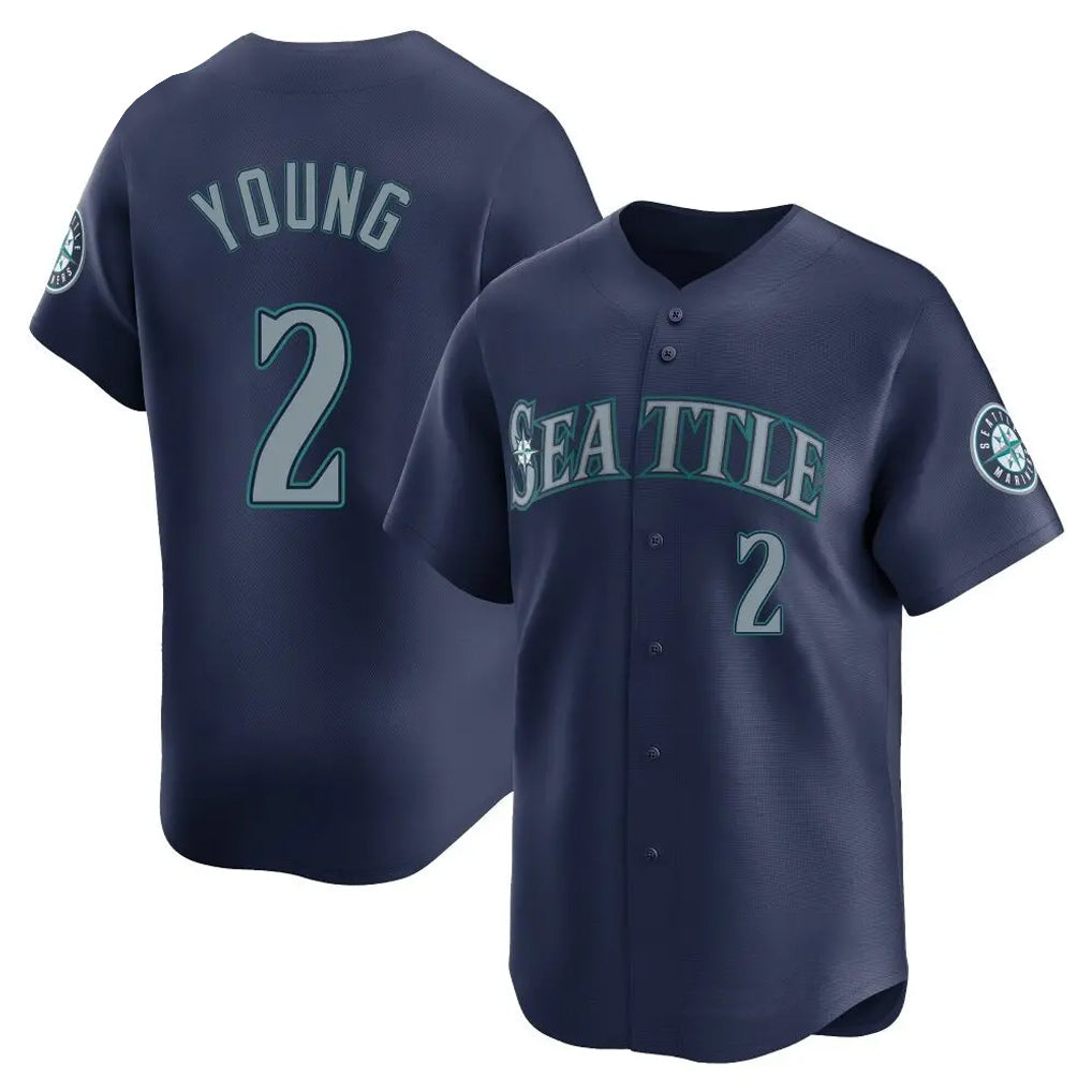 Kdoa S.Mariners #2 Cole Young Player Navy Home Limited Stitched Jerseys
