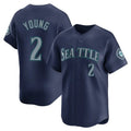 Kdoa S.Mariners #2 Cole Young Player Navy Home Limited Stitched Jerseys