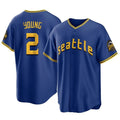 Kdoa S.Mariners #2 Cole Young Player Royal City Connect Home Game Stitched Jerseys