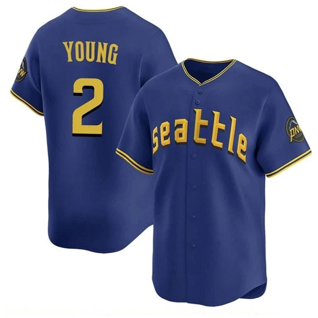 Kdoa S.Mariners #2 Cole Young Player Royal City Connect Home Limited Stitched Jerseys
