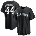Kdoa S.Mariners #44 Julio Rodriguez Player Black Home Limited Stitched Jerseys