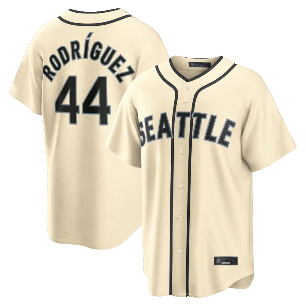 Kdoa S.Mariners #44 Julio Rodriguez Player Cream 2026 Home Limited Stitched Jerseys
