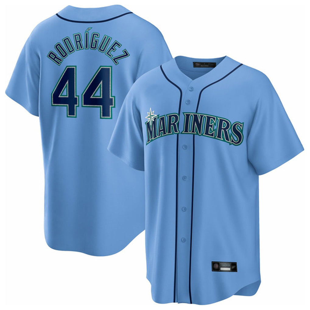 Kdoa S.Mariners #44 Julio Rodriguez Player Light Blue Home Limited Stitched Jerseys