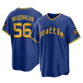 Kdoa S.Mariners #56 Randy Arozarena Player Royal Home Game Stitched Jerseys