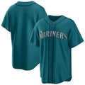 Kdoa S.Mariners Blank Player Teal Home Game Stitched Jerseys