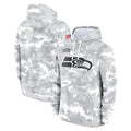 Kdoa S.Seahawks Arctic Camo Limited Salute to Service Pullover Hoodies Game Blank Player Stitched Jerseys