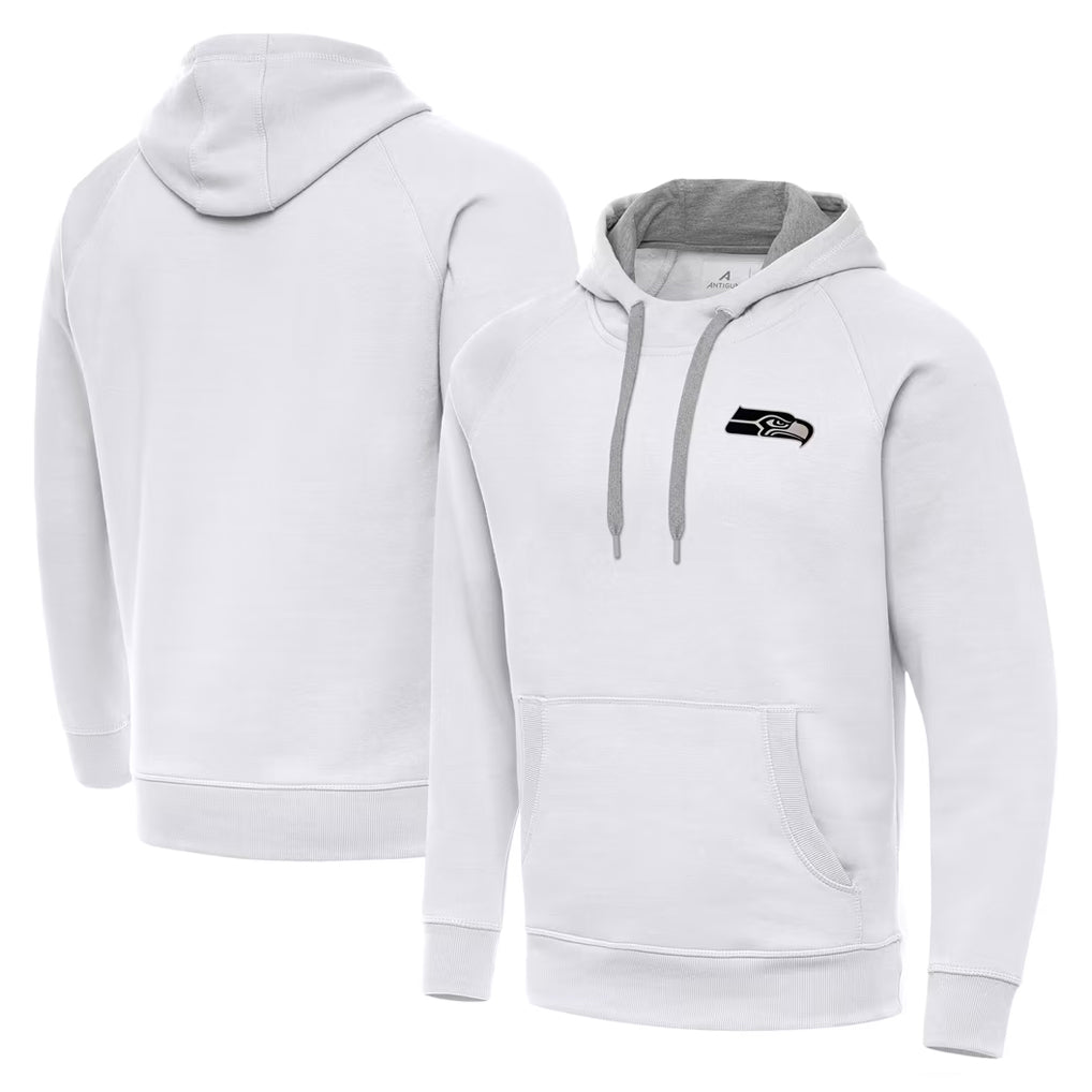 Kdoa S.Seahawks White Pullover Hoodies Game Blank Player Stitched Jerseys