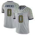 Kdoa S.Seahawks #0 DeMarcus Lawrence Player Grey Limited 2025 Rivalries Collection Home Game Stitched Jerseys