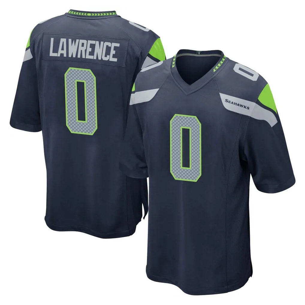 Kdoa S.Seahawks #0 DeMarcus Lawrence Player Navy Home Game Stitched Jerseys
