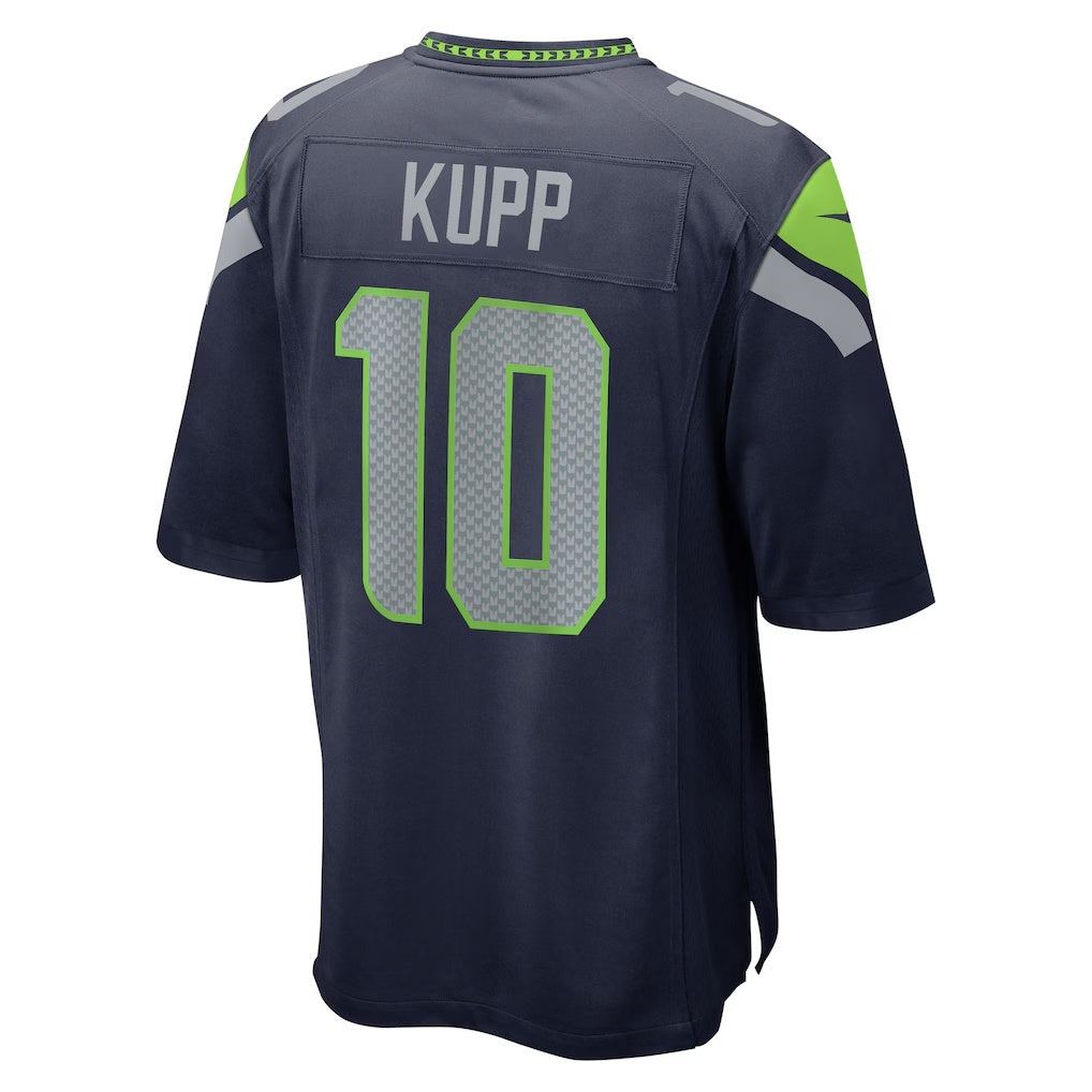 Kdoa S.Seahawks #10 Cooper Kupp College Navy Team 50th Season Game Stitched Jerseys