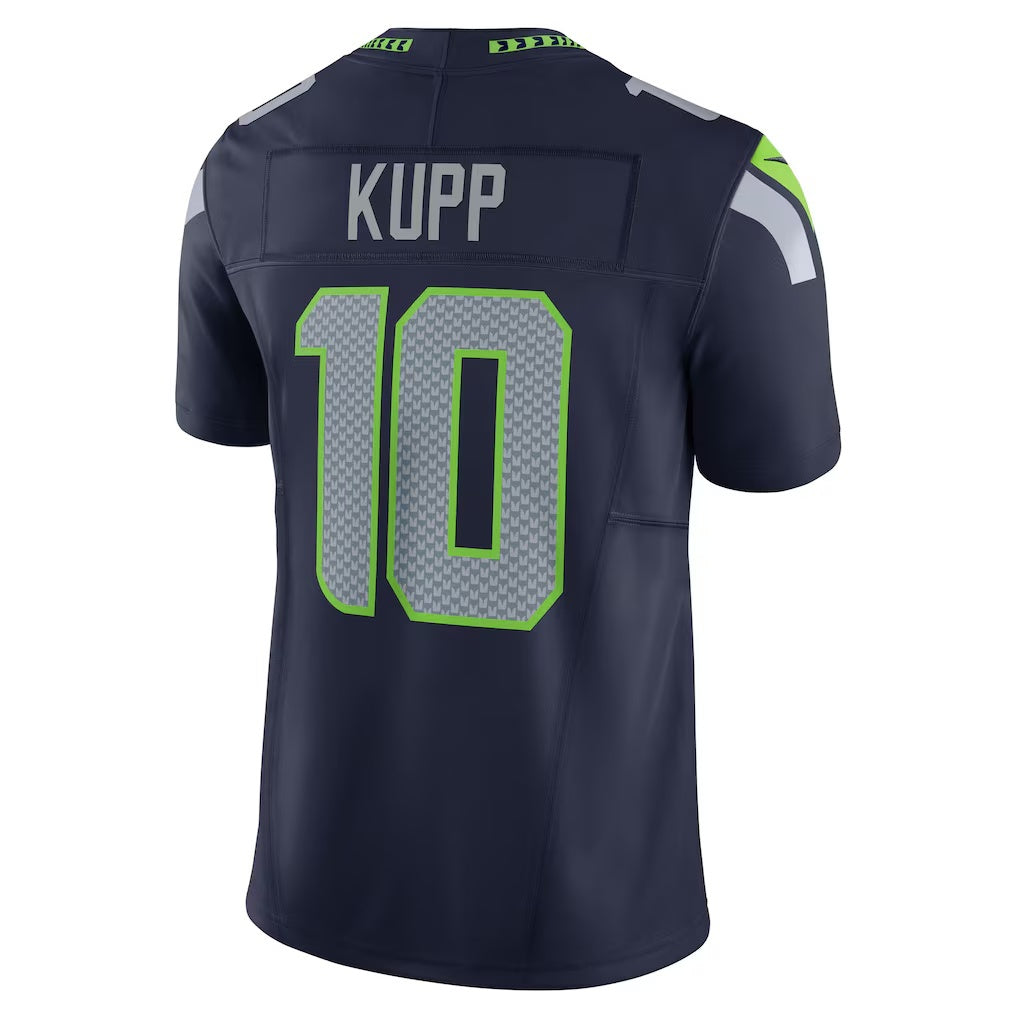 Kdoa S.Seahawks #10 Cooper Kupp College Navy Team Vapor F.U.S.E. Limited Stitched Jerseys