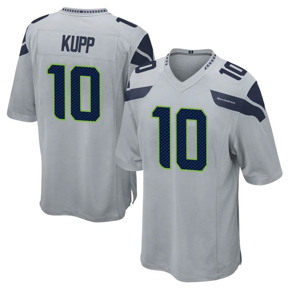 Kdoa S.Seahawks #10 Cooper Kupp Player Gray Home Game Stitched Jerseys