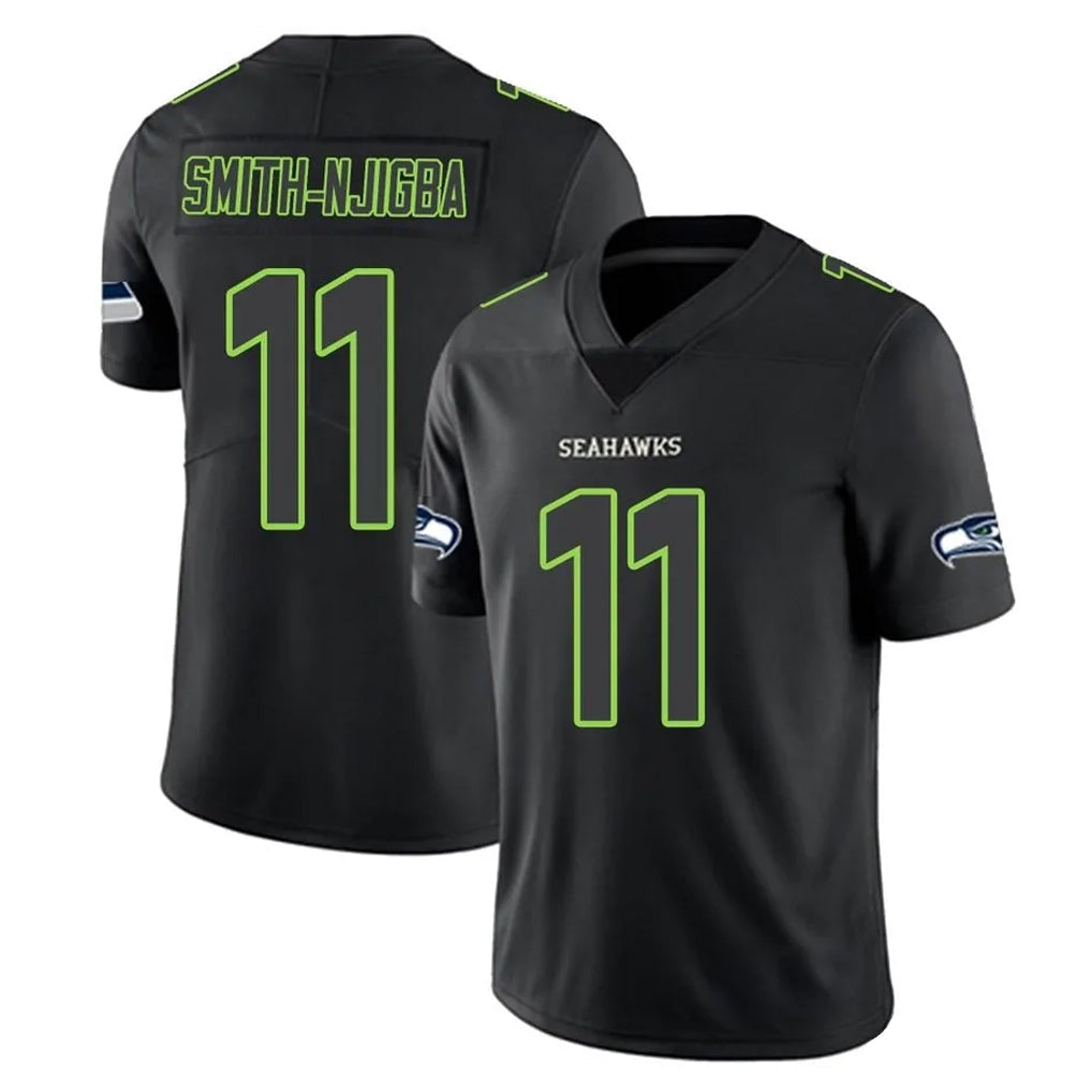 Kdoa S.Seahawks #11 Jaxon Smith-Njigba Player Black Impact Limited Home Game Stitched Jerseys
