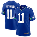 Kdoa S.Seahawks #11 Jaxon Smith-Njigba Royal Throwback Player Game Stitched American Stitched Jerseys