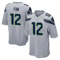 Kdoa S.Seahawks #12 12th Fan Player Gray Home Game Stitched Jerseys
