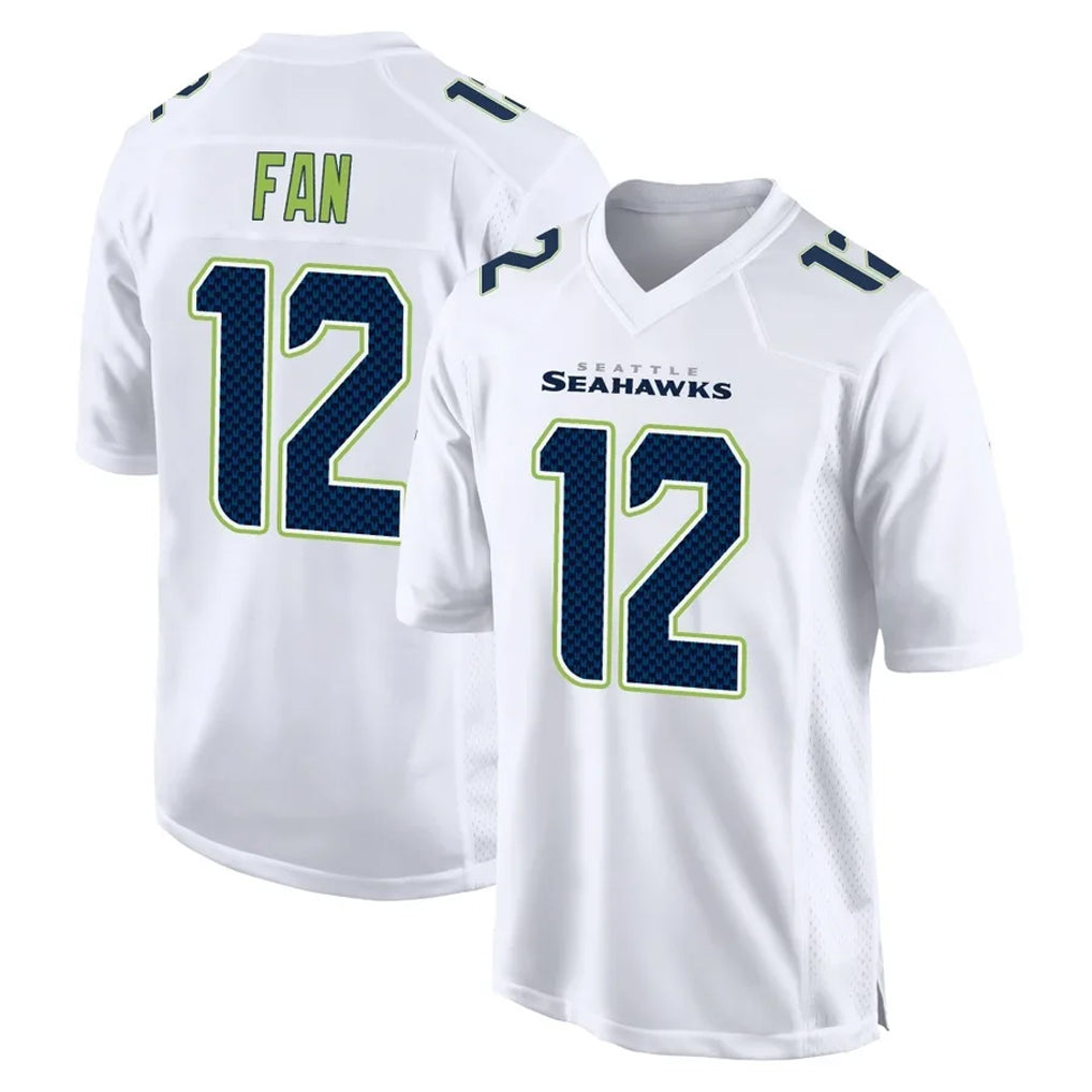 Kdoa S.Seahawks #12 12th Fan Player White Tundra Fashion Home Game Stitched Jerseys